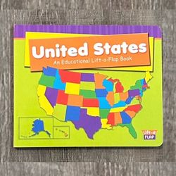 New United States Educational Lift The Flap Children’s Board Book