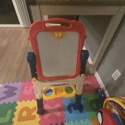Double Sided Toddler Easel W/supplies