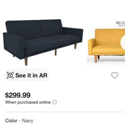 Versatile futon couch
