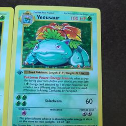 Venusaur #15 (Shadowless 1st Edition)