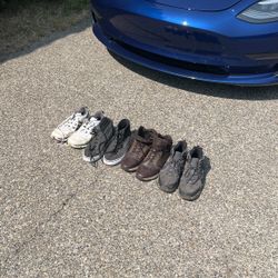 Assorted Men’s Work Boots And Sneakers-Size 12 ($30 For All !)