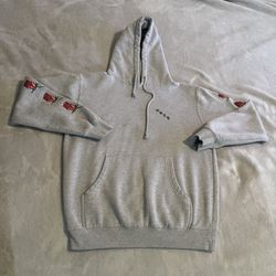 Vintage Obey Hoodie Adult Small Gray Sweatshirt Pullover Sweater Skateboarding