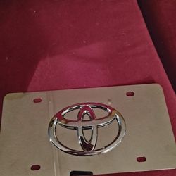 Toyota License Plate 