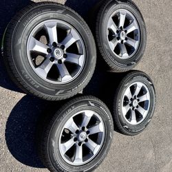 Toyota 4runner Limited gunmetal wheels 265 60 18 new all season tires