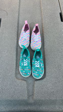 2 Pairs Toddler Vans Size 10