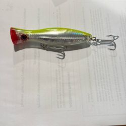 40g (1.4 Oz) Saltwater Popper Fishing Lure Yellow