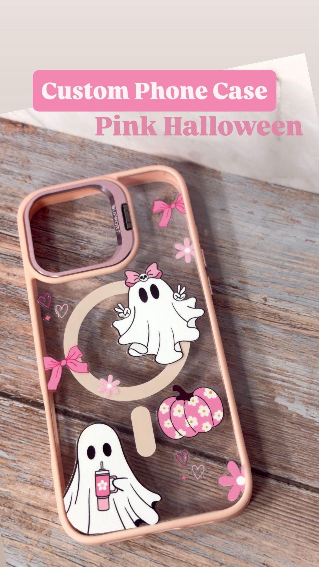 Custom Phone case *Pink Halloween edition* πβ¨