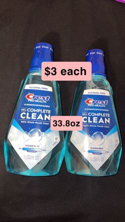 Crest mouthwash 33.8oz