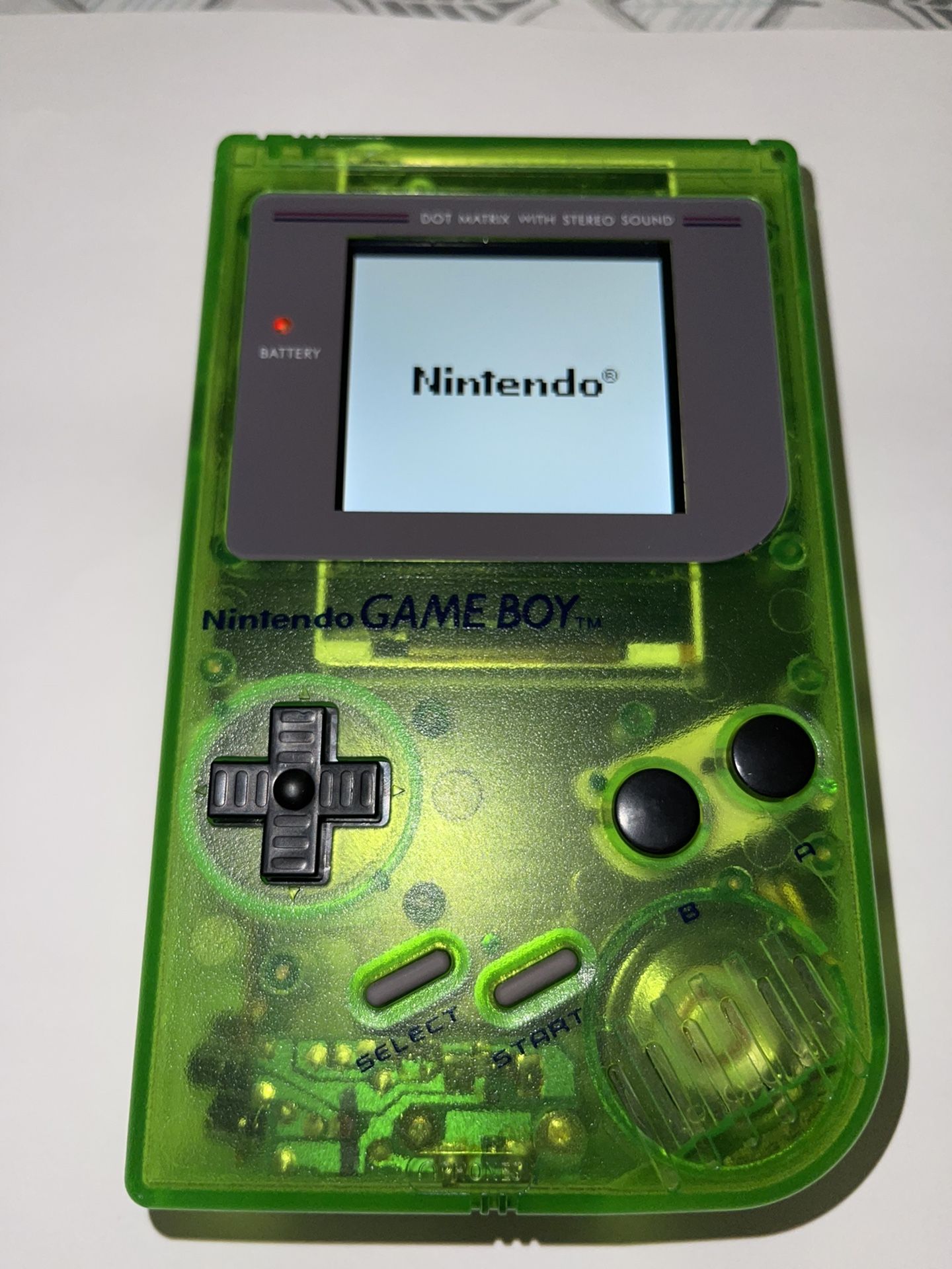 Original Gameboy New IPS Modded Screen, Glass, Buttons and Shell
