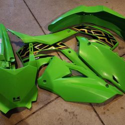 2021 Kawasaki KX450 Green Plastics