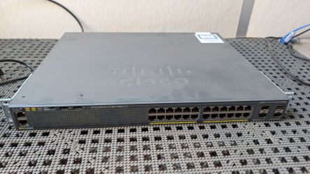Cisco WS-C2960X-24PS-L Catalyst 2960-X Managed 24-Port Gigabit Switch
