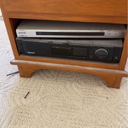 Sony VHS Player And DVD