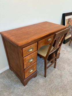 1950s tiger, maple Desk