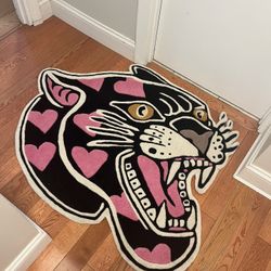 Inked Rugs Panther Hearts
