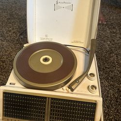 Vintage record player