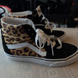Vans Shoes High Top  Leopard Print 
