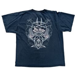 Vintage Daytona Beach Bike Week Pinstripe Shirt Size XL