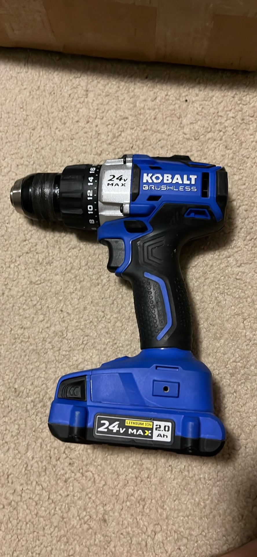New Kobalt 24v Drill (charger And Battery Included)