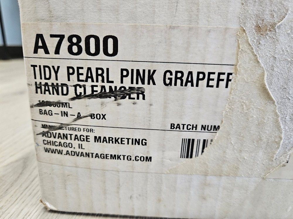 TidyFoam Pink Grapefruit Lotion Cleanser, Hand Soap, 800 mL