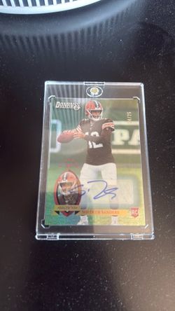 Shedeur Sanders Donruss Rookie AUTO /25