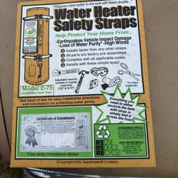 Waterheater Straps