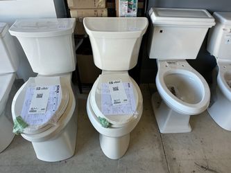 KOHLER Wellworth Two-Piece Elongated Dual-Flush Toilet – Biscuit