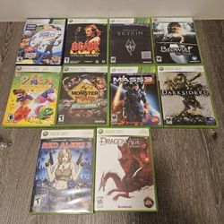 Lot Of 10 Game Xbox 360