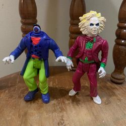 1989 Beetlejuice 2 Action Figure Spinning Head Kenner. The Geffen Film Co.