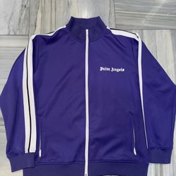 Purple Palm Angles Track Jacket