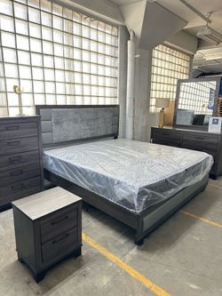 4 piece bed room set bf Mr dr ns