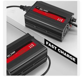 48 Volt 5 Amp Golf Cart Battery Charger 48V 6A with Triangle 3-Pin Style Plug