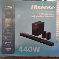 HISENSE 5.1CH SOUNDBAR w/ SUBWOOFER