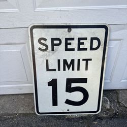 Speed Limit Sign