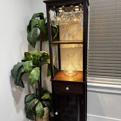 🍷 Wine Cabinet Set for Sale – Like New | $69 (OBO) | Can Sell Separately