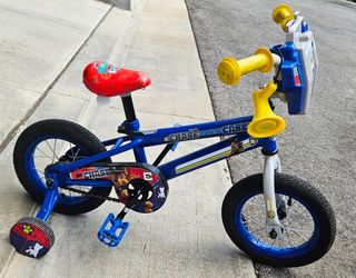 PAW Patrol Chase Kids Bike with Training Wheels