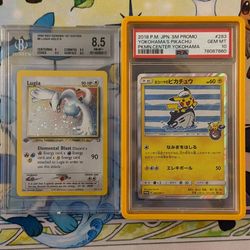 Pokemon Slabs Pikachu Promo Lugia Neo Genesis