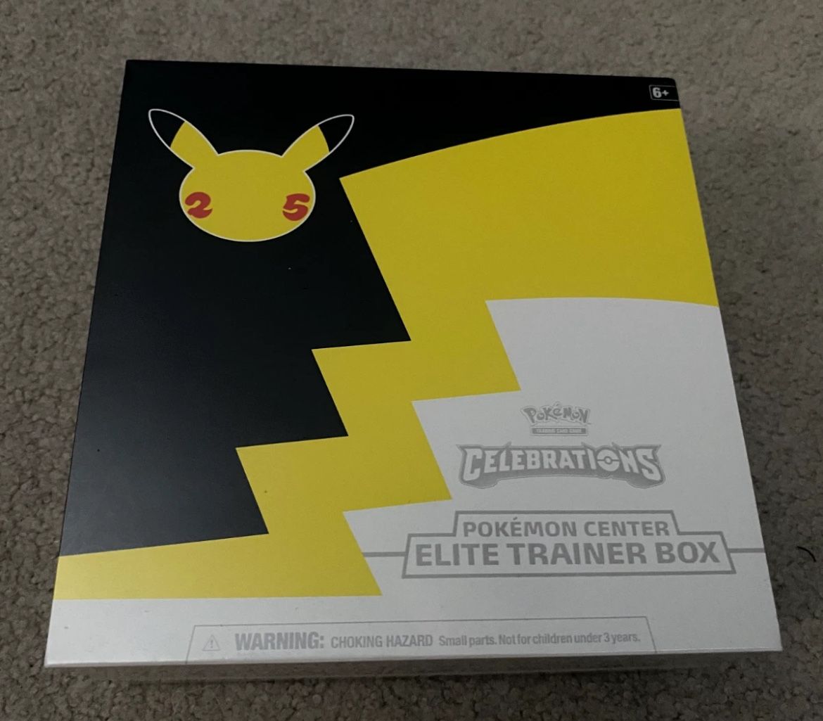 Pokemon Center Celebrations 25th Anniversary Elite Trainer Box ETB - Sealed