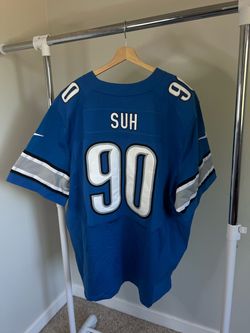 Nike Detroit Lions Ndamukong Suh #90 Jersey