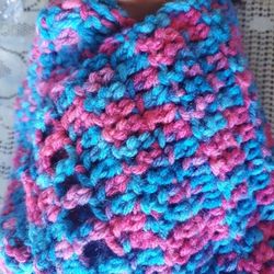 Small Crochet Blanket For Small Pet Or For Toy Doll. New! Hand Custom Made! Firm Price!!