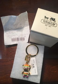 Coach bear key chain!!!!!
