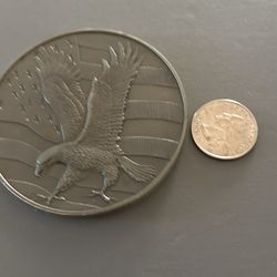 The American  eagle  calendar  medal