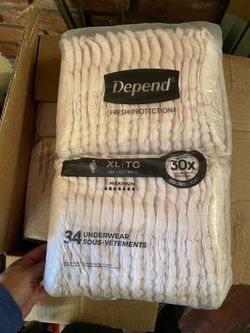 Free Depend XL Adult Diapers