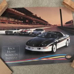 Indy Camaro’s Pace Car Posters 