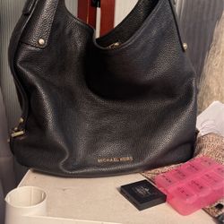 Nice Used Large Black Michael Kors 