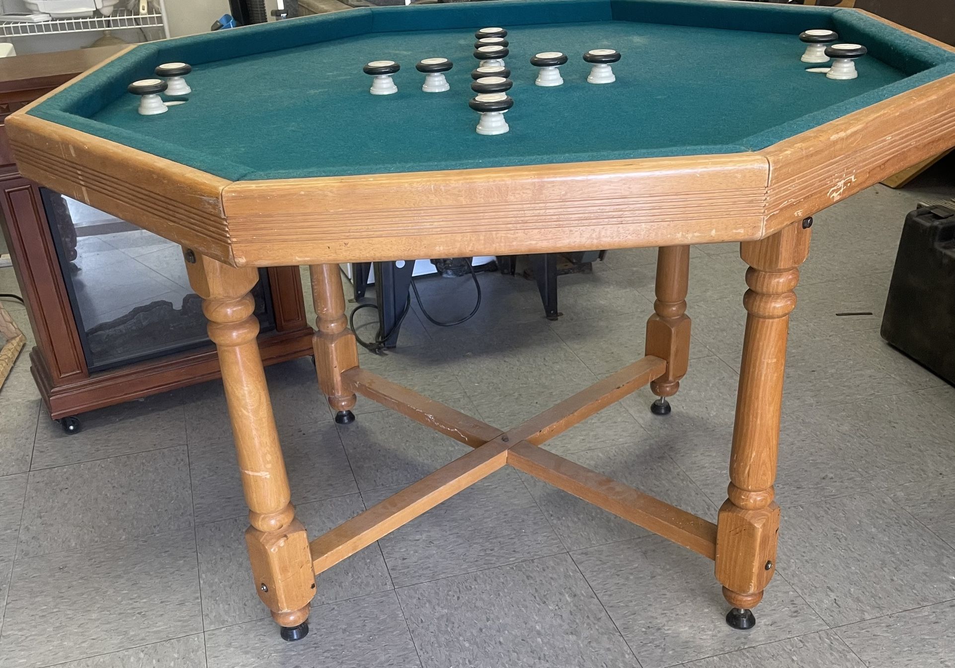 3- In- 1 Bumper Pool, Poker, Dining Table