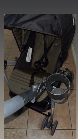 Green stroller