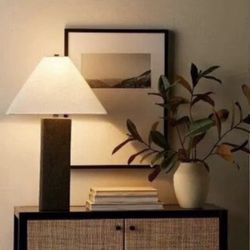 Threshold designed w/Studio McGee Square Table Lamp with Tapered Shade - Black  