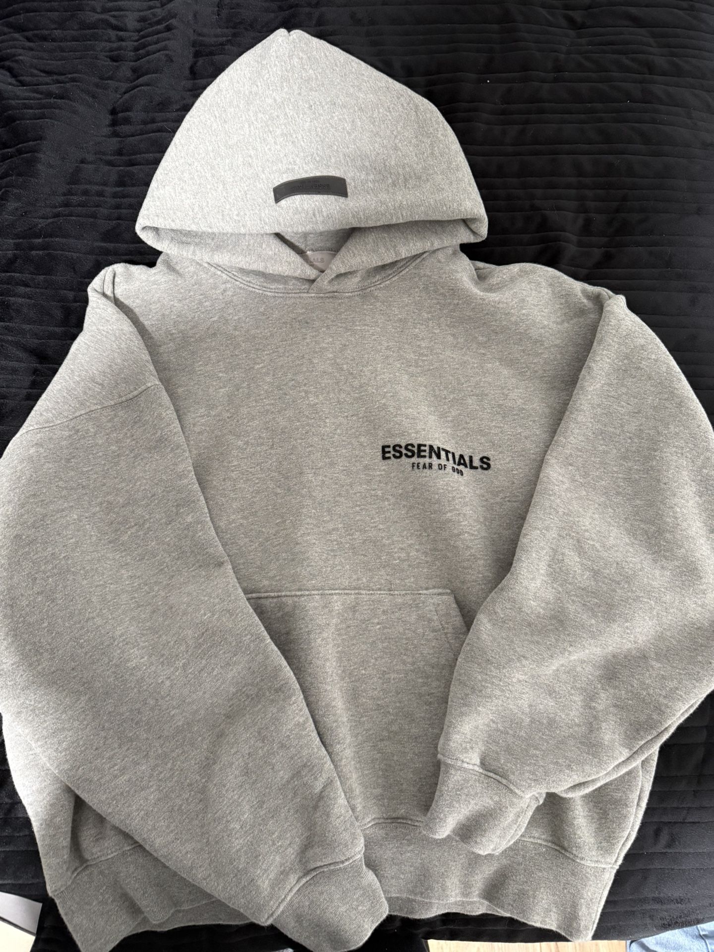Oat Gray Essentials Hoodie