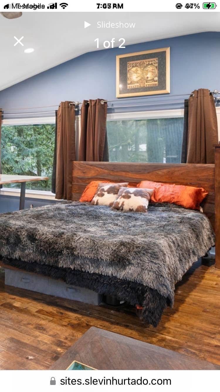 King Size Bed Frame And Headboard