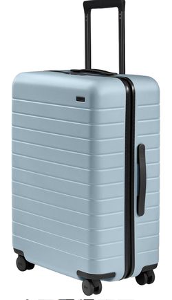 Away Medium Check Luggage, 26-inch Lightweight Hardside Spinner Suitcase Lightweight & Durable Suitcase, 360° Spinner Wheels, Compression System, TSA-